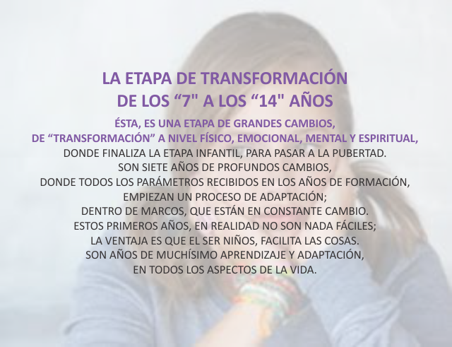 La etapa de transformación de los 